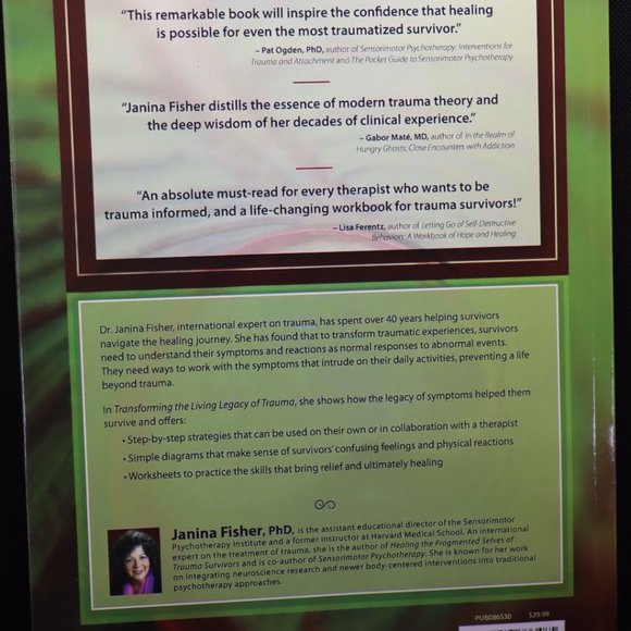 Transforming the Living Legacy of Trauma by Janina Fisher, PhD (softcover) - Picture 4 of 5
